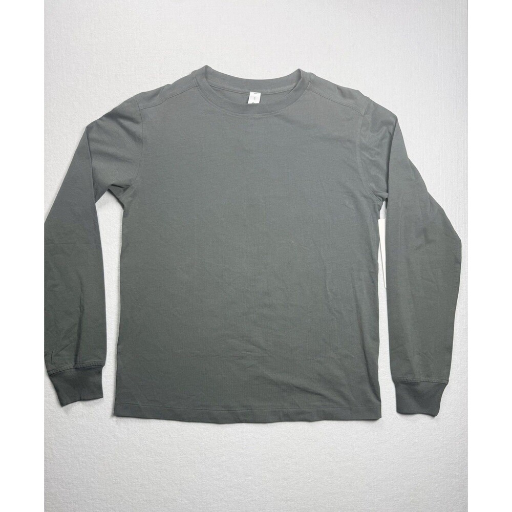 Lululemon All Yours Organic Cotton Long Sleeve Shirt XS Palm Deco PLMD NWT